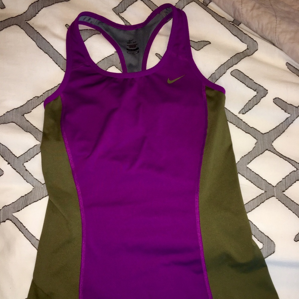 Nike Women’s Running/ Training Tank (purple/green)